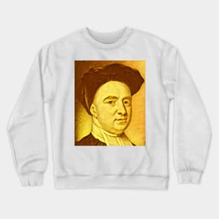 George Berkeley Golden Portrait | George Berkeley Artwork 8 Crewneck Sweatshirt